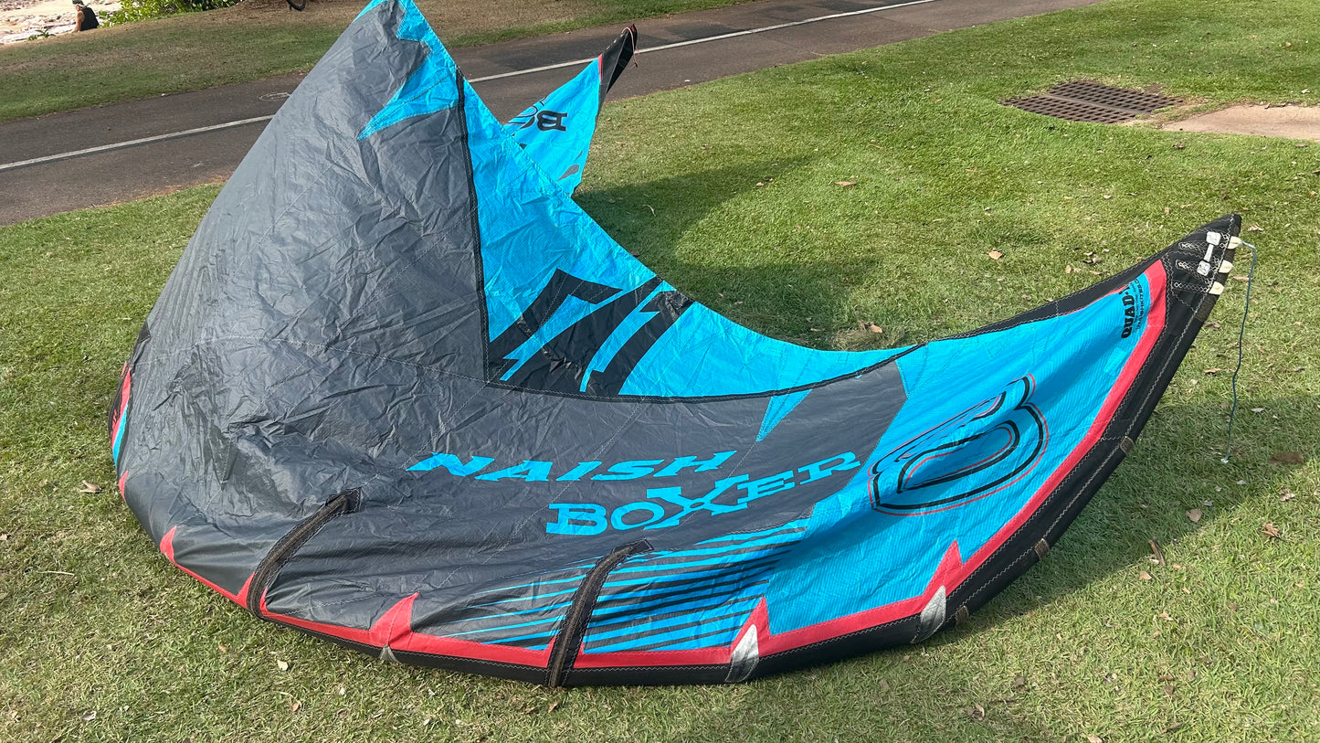 Used 2019 Naish Boxer 8m - Inc Torque ATB bar & lines