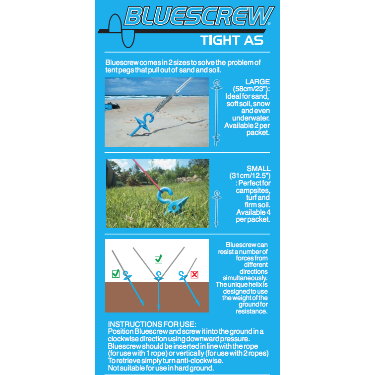 Blue Screw-Accessories-Fun Supply