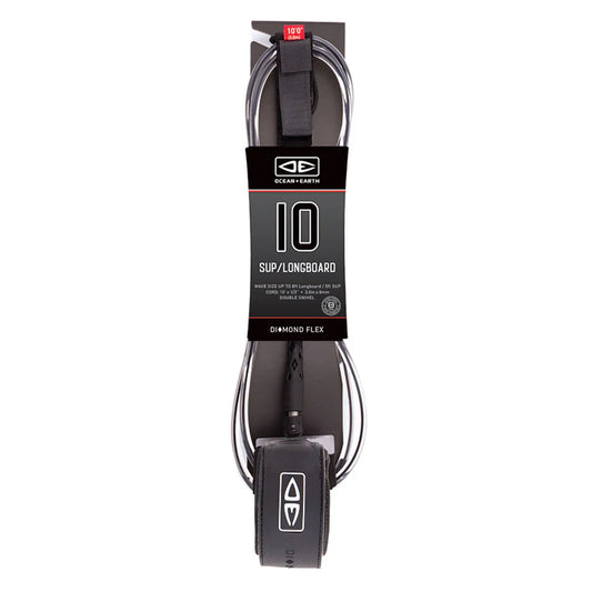 Ocean and Earth 10ft Diamond Flex Sup Longboard Leash